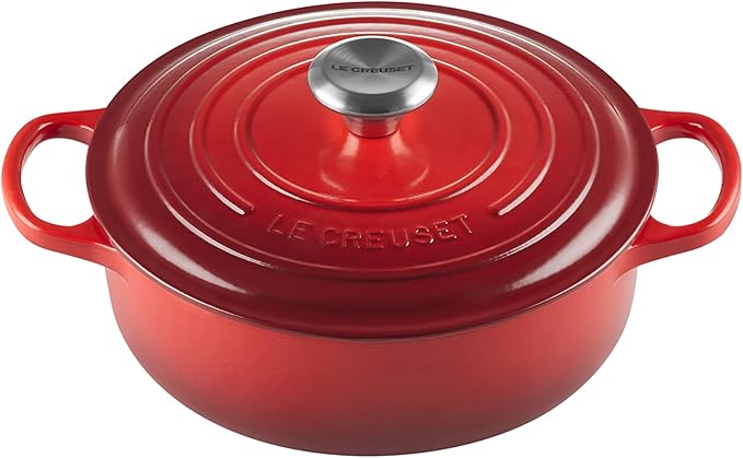 Le Creuset Enameled Cast Iron Signature Round Wide Dutch Oven, 3.5 qt. by LeCreuset