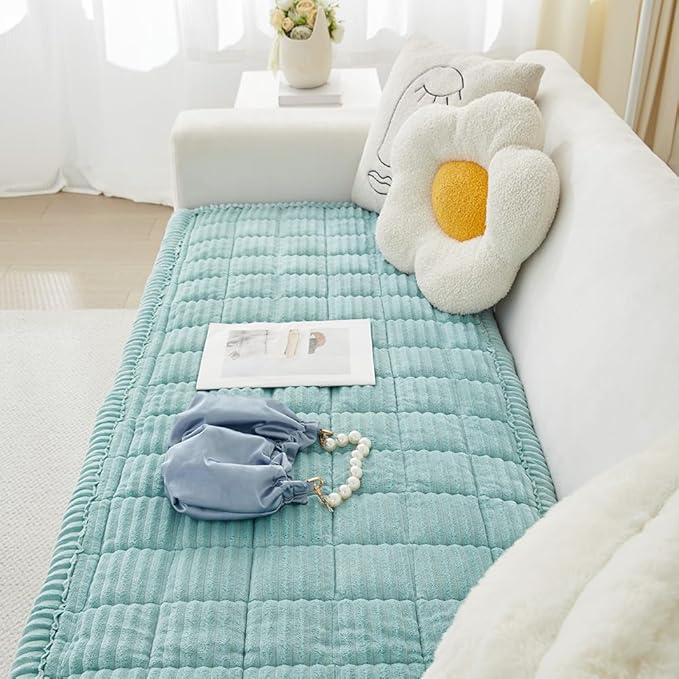 Couch Cover for Dogs Washable, Fuzzy Pet Couch Covers for 3 Cushion Sofa Pet - Image 7