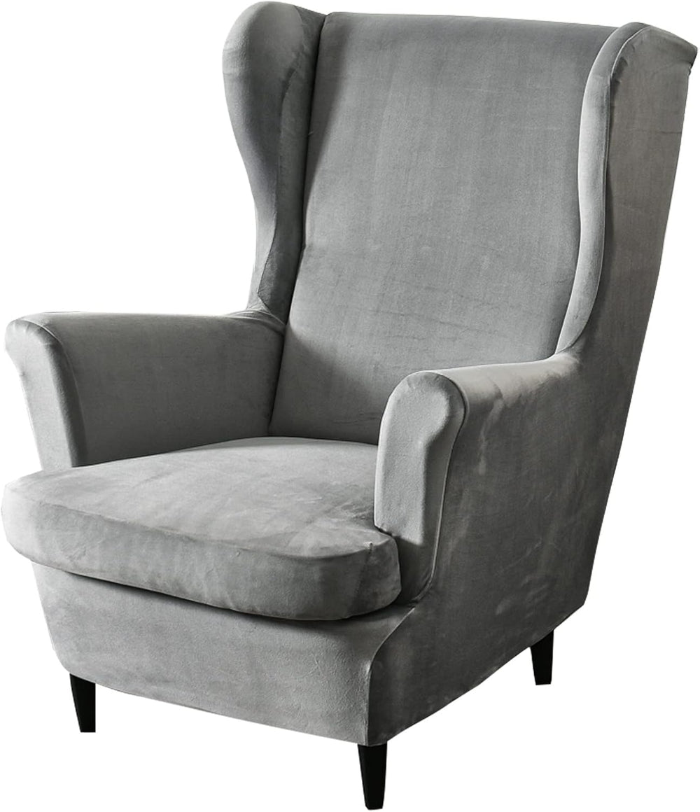 GULI Chair Cover 2-Piece, Wing Chair Covers Armchair Chair Slipcovers Spandex...