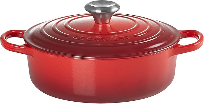 Le Creuset Enameled Cast Iron Signature Round Wide Dutch Oven, 3.5 qt. - Image 5