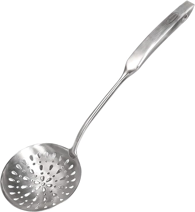 Skimmer Slotted Spoon, Newness 304 Stainless Steel Slotted Spoon by NewnessFocusOnStainlessSteel