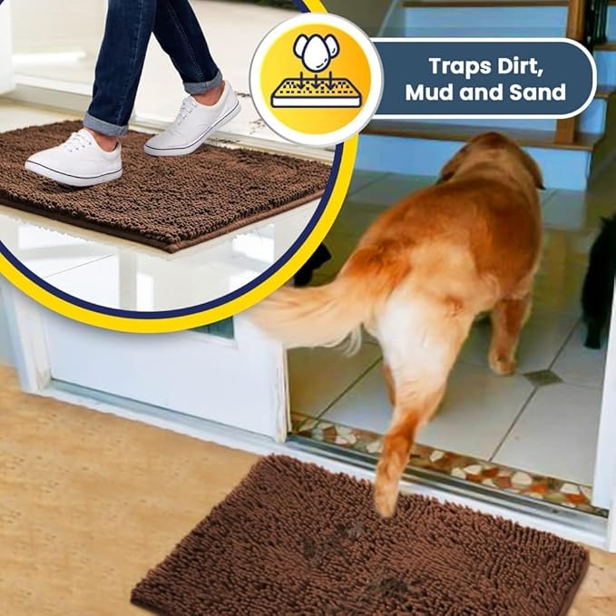 Muddy Mat® | Super Absorbent Door Mat Indoor, Microfiber Quick Dry Chenille - Image 3