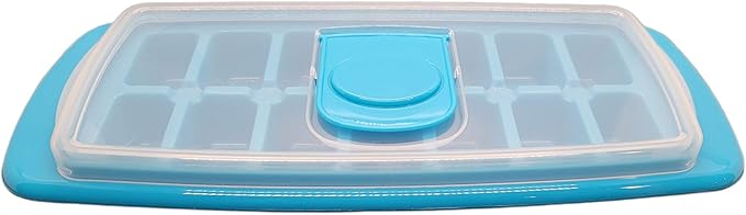 Handy Housewares Anti-Spill 14-Cubes Covered Ice Cube Tray - Image 2