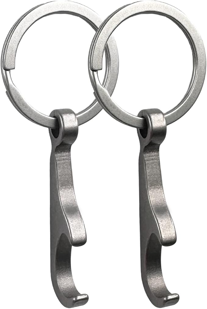 Titanium Bottle Opener, Small Keychain Beer Bottle Opener Can Opener by SHEICAP