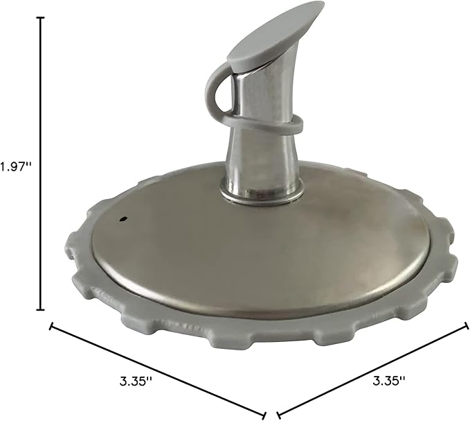 Jarware Stainless Steel Oil Cruet Lid, Wide Mouth Mason Jar Pour Spout Lid - Image 9