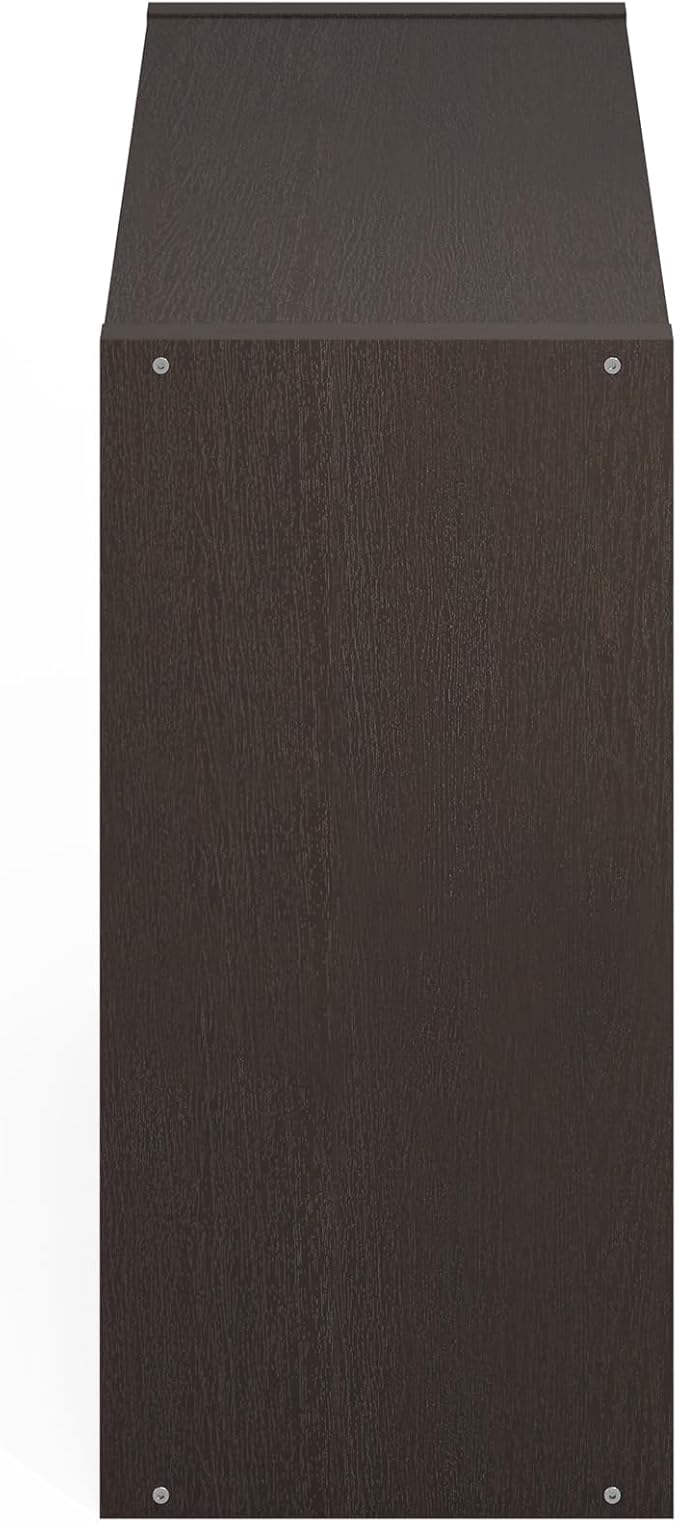 Furinno HERMITE Kitchen Island, 4-Cube Coffee Bar, Extra Thick Kitchen Storage