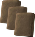 H.VERSAILTEX Velvet Stretch Couch Cushion Cover Plush Cushion Slipcover by HVERSAILTEX