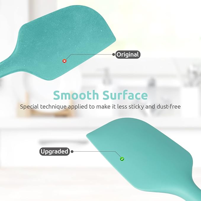 14in Extra Large Silicone Spatula: U-Taste 600ºF Heat Resistant Flexible - Image 7