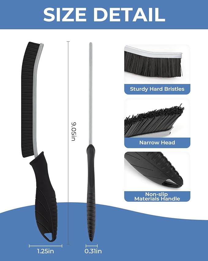 CLEANGOR Crevice Cleaning Brushes, Cleaner Scrub Brush Tool - Image 7
