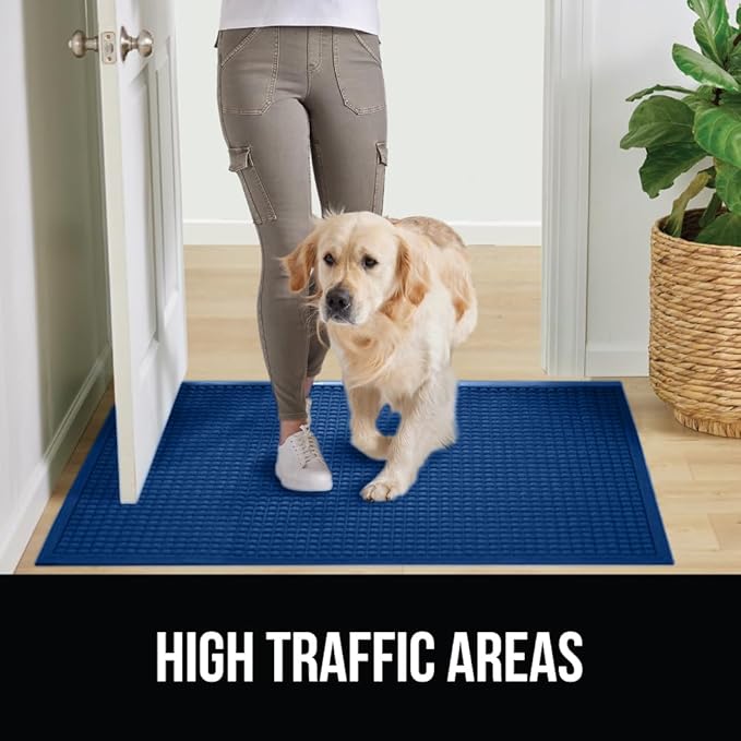 GORILLA GRIP® Ultra Absorbent Front Door Mat Outside Entrance, Traps Dirt and - Image 6