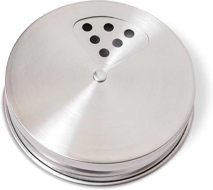 Mason Jar Spice Shaker Lids Stainless Steel – 4 Pack Adjustable Spice Lids - Image 7