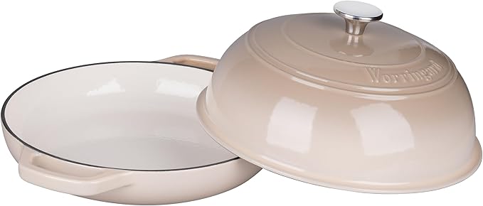 VORRINGARD Enameled Cast Iron Dutch Oven Pot
