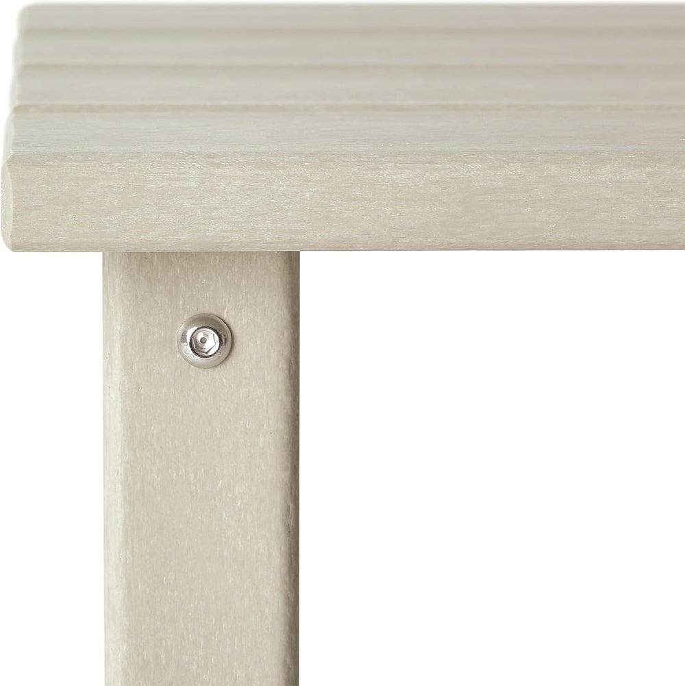 WestinTrends Malibu 14" Square Outdoor Side Table for Adirondack Chair