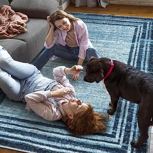 Lahome Abstract Area Rugs 5x7,Washable Modern Rugs for Living Room Non-Slip,L...