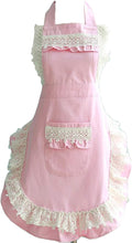 Hyzrz Lovely Home Work Adjustable Apron Cake Kitchen Cooking Women Girls Aprons by Hyzrz