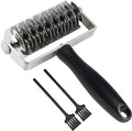 Pastry Lattice Roller Cutter, Stainless Steel Multi-Wheel Dough Cutter by EVEDMOT