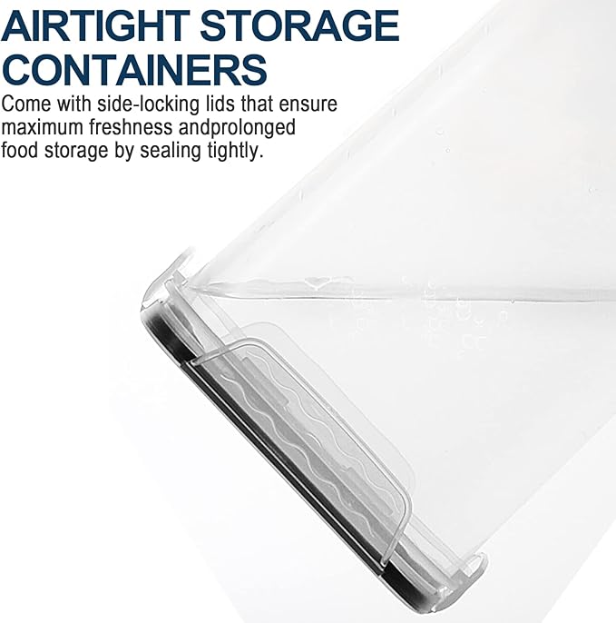 M MCIRCO Extra Large 7qt / 6.5L/220oz Tall Food Storage Containers, WIDE & DEEP - Image 5