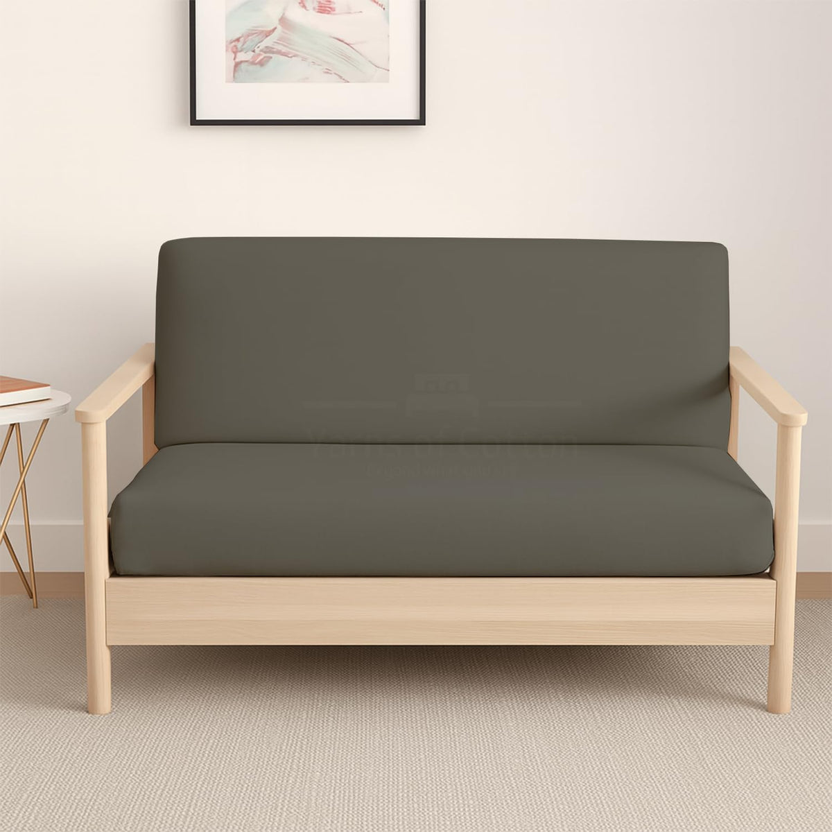 queen size foldable armless futon covers - microfiber, main product view