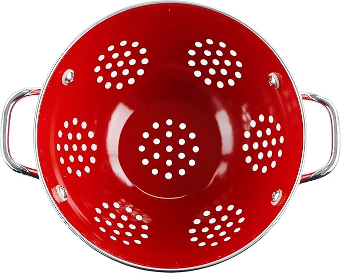Calypso Basics by Reston Lloyd Powder Coated Enameled Colander, 5 Quart - Image 2