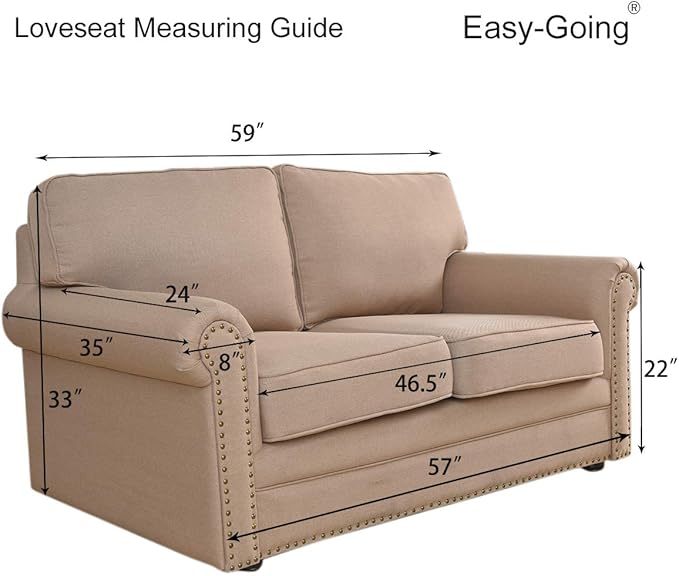 Easy-Going Reversible Loveseat Couch Cover - Image 7