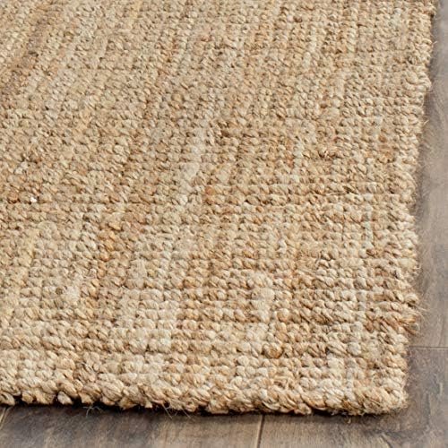 SAFAVIEH Natural Fiber Jute Area Rug 5'x8', Coastal Natural NF730C