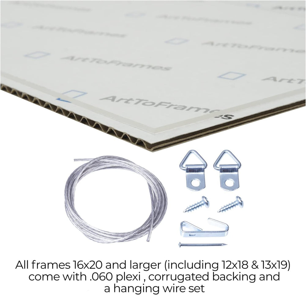 ArtToFrames 23x29 Inch Black Picture Frame, This 1.2500 Inch Custom Poster Fr...