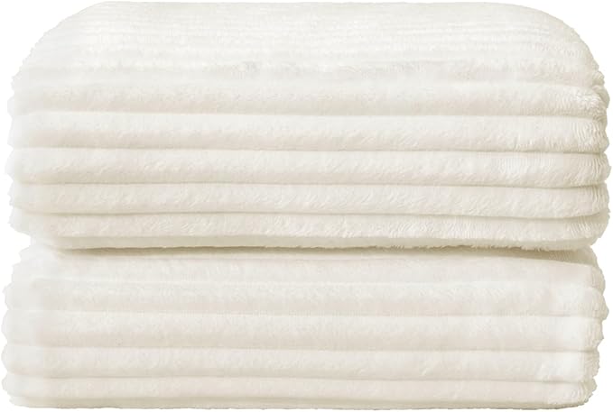 BEDELITE Fleece Blanket King Size – 3D Ribbed Jacquard Soft and Warm Decorative - Image 8