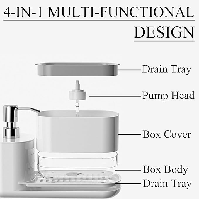 Kitchen Soap Dispenser Set - Image 3