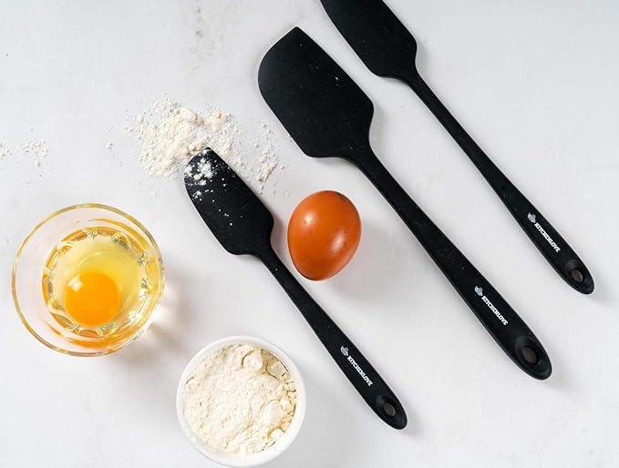 KITCHENLOVE Premium 600°F Heat Resistant 5 Piece Silicone Spatula Set - Image 7