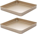11 Inch Square Baking Sheet Set of 2, Commercial Nonstick Carbon Steel Cookie by Unknown