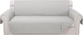Reversible 4 Seater Sofa Cover 91 Inch Large Couch Cover Furniture Protector by LuxshareHome