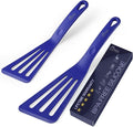 HOTEC 600℉ Heat Resistant Silicone Slotted Fish Turner Spatula Set, BPA Free by Hotec