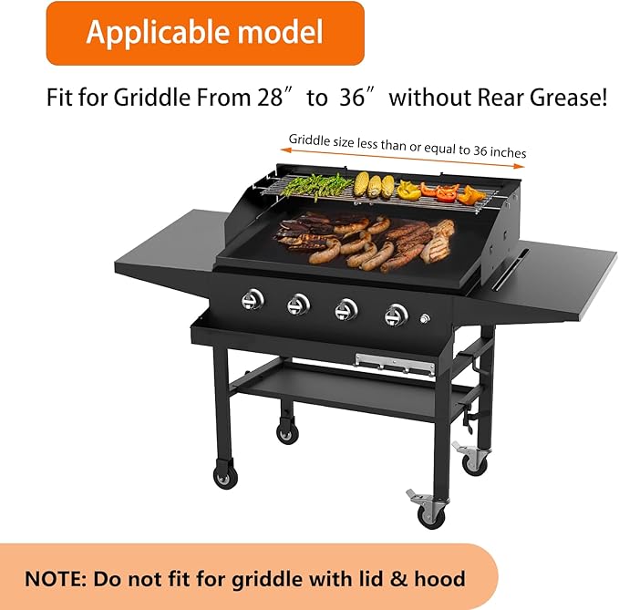 Universal Wind Guard and Warming Rack Set