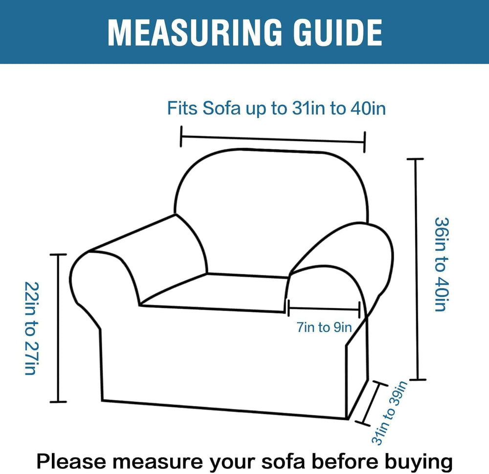 H.VERSAILTEX Stretch Chair Slipcover Sofa Cover Furniture Protector Cover Hig...
