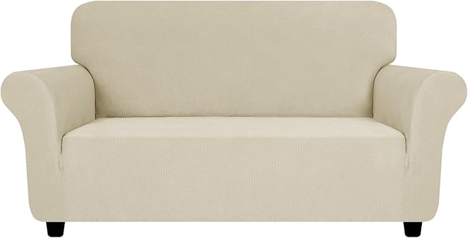 ZNSAYOTX Super Stretch Loveseat Covers, New Striped Love Seat Slipcover - Image 7