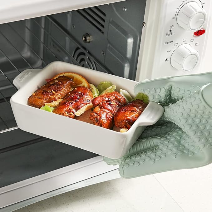 Sweejar Ceramic Baking Dish, Rectangular Small Baking Pan - Image 5