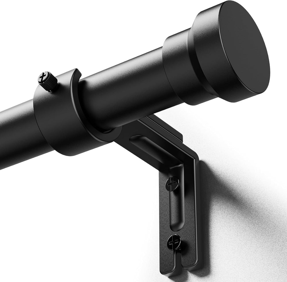 YaFex Curtain Rods 32-170 Inch, Heavy Duty 1 Inch Adjustable Curtain Rod for ...