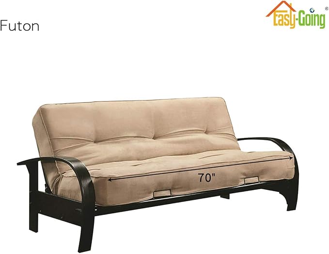 Easy-Going Futon Sofa Slipcover Reversible Sofa Cover Armless Cover Furniture - Image 8