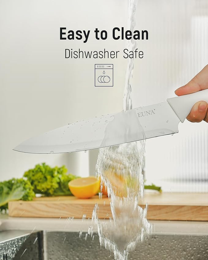 EUNA Knife Block Set, German High-Carbon Stainless Steel Knife Sets - Image 7