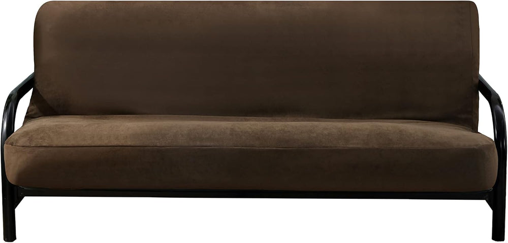 OctoRose Full Size 54x75x8inch 3 Side Zipper Classic Soft Micro Suede Futon C...