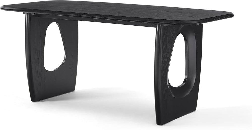 Morden Fort Modern Dining Table Set for 6, 68'' Rectangle Dining Tabl...