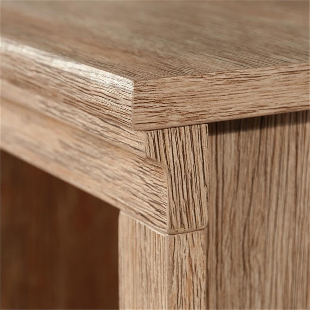 Sauder Rollingwood Engineered Wood 54" Hutch in Brushed Oak Finish