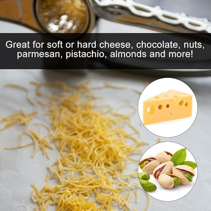 Stainless Steel Single Drum Rotary Cheese Grater, Mozzerella, Vegetables and - Image 4
