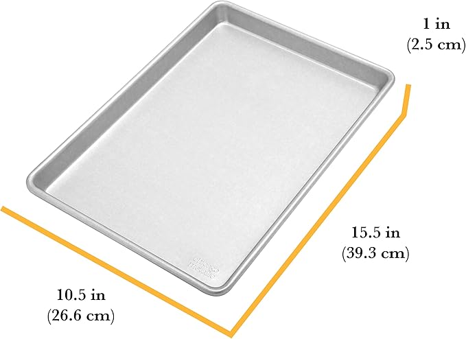 Chicago Metallic Commercial II Traditional Uncoated True Jelly Roll Pan - Image 2