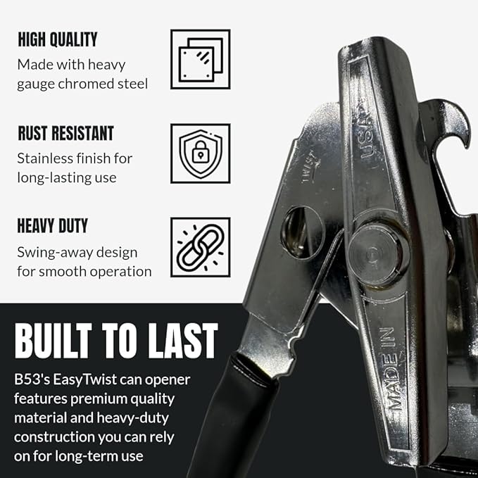 EasyTwist Heavy-Duty Manual Swing Away Can Opener - Image 2