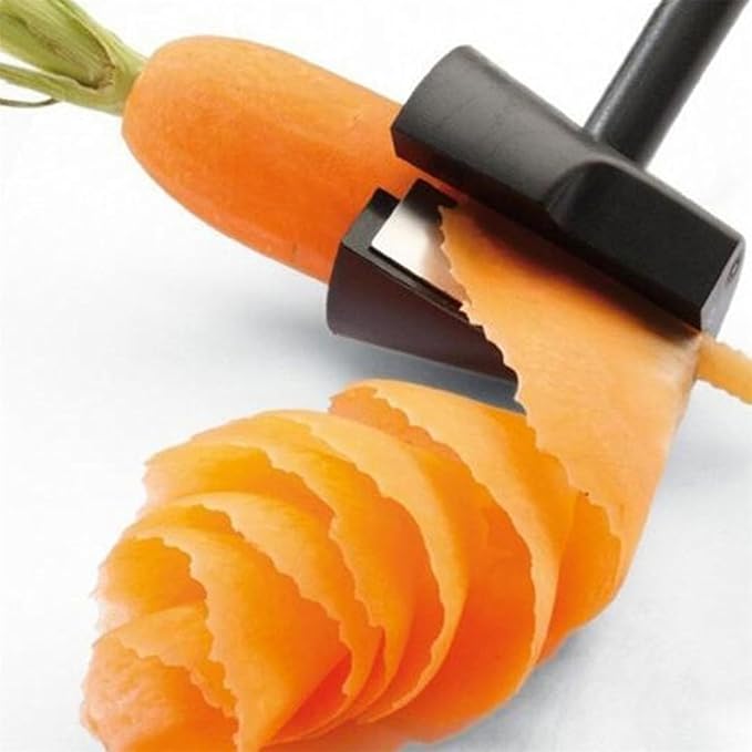 Vegetable Curler, Carrot Curler and Peeler, Spiral Shred Carving Slicer - Image 2