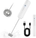 Rechargeable Milk Frother Handheld, 2-IN-1 Dual Spring Whisk Electric Frother by NewEnglandStories