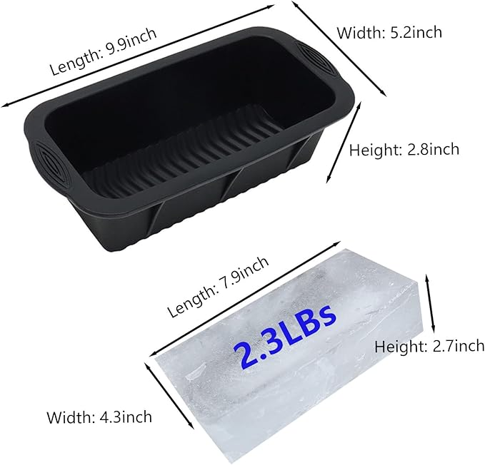 8Pcs Extra Large Ice Block Mold, Silicone Ice Block Molds - Image 2