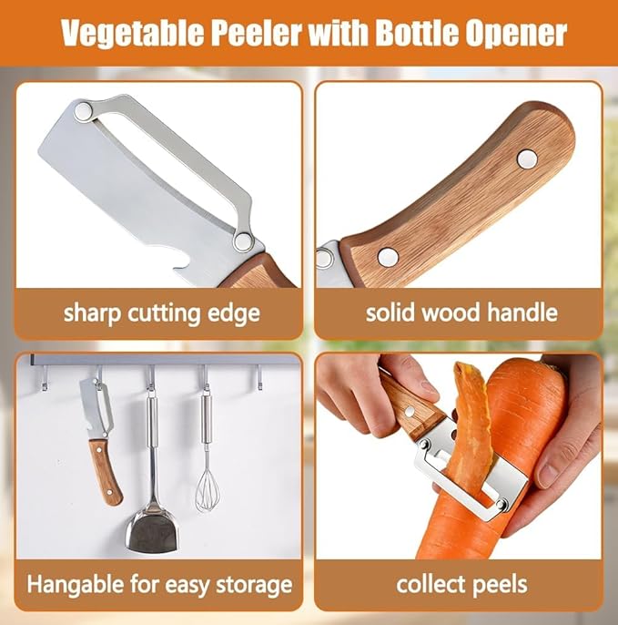 Multifunctional Vegetable Peeler, 2-in-1 Peelers - Image 2