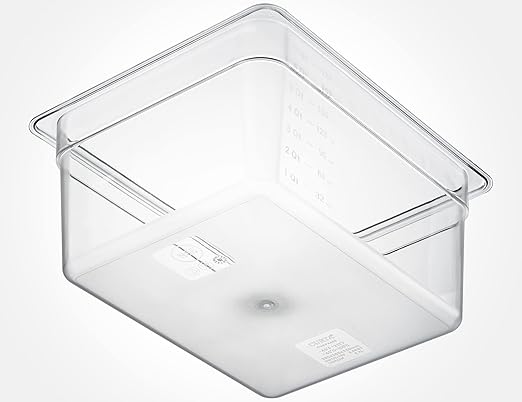 CURTA 6-Pack 1/2 Size 6" Deep NSF Polycarbonate Food Pans | Dishwasher & - Image 3